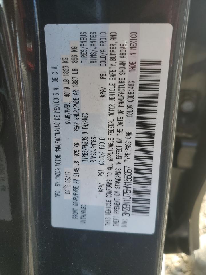 3MZBN1U75HM155057 2017 Mazda 3 Sport