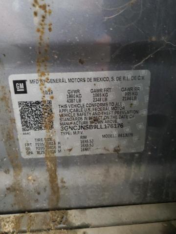 2020 Chevrolet Trax Ls VIN: 3GNCJNSB9LL176176 Lot: 60603004