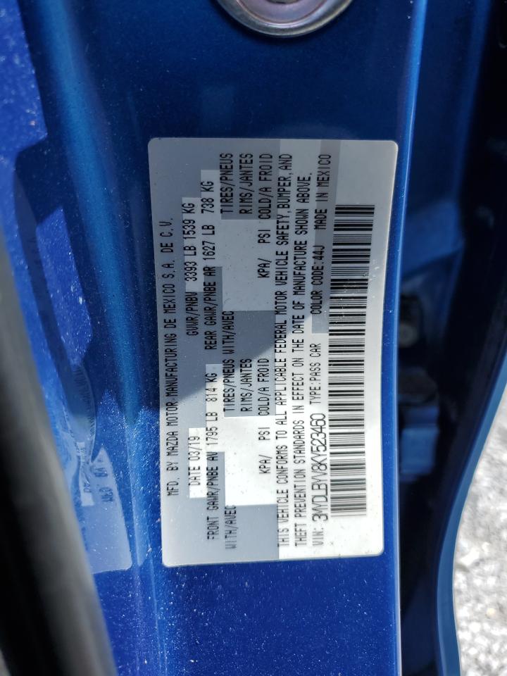 3MYDLBYV8KY523460 2019 Toyota Yaris L