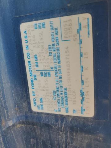 1985 Ford F150 VIN: 1FTDF15NXFKB57154 Lot: 57847284