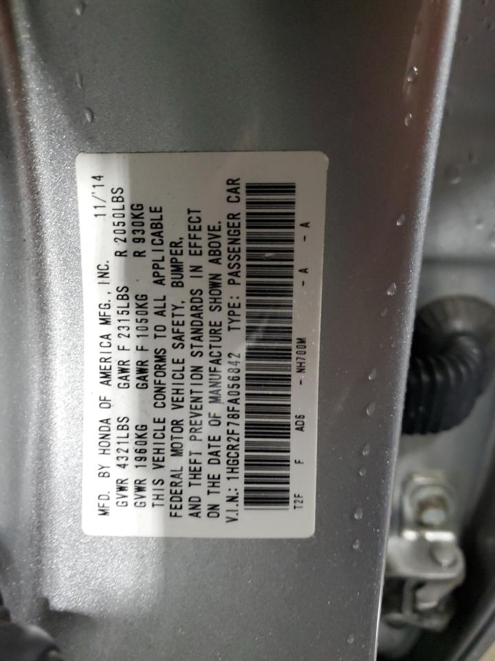 2015 Honda Accord Ex vin: 1HGCR2F78FA056842