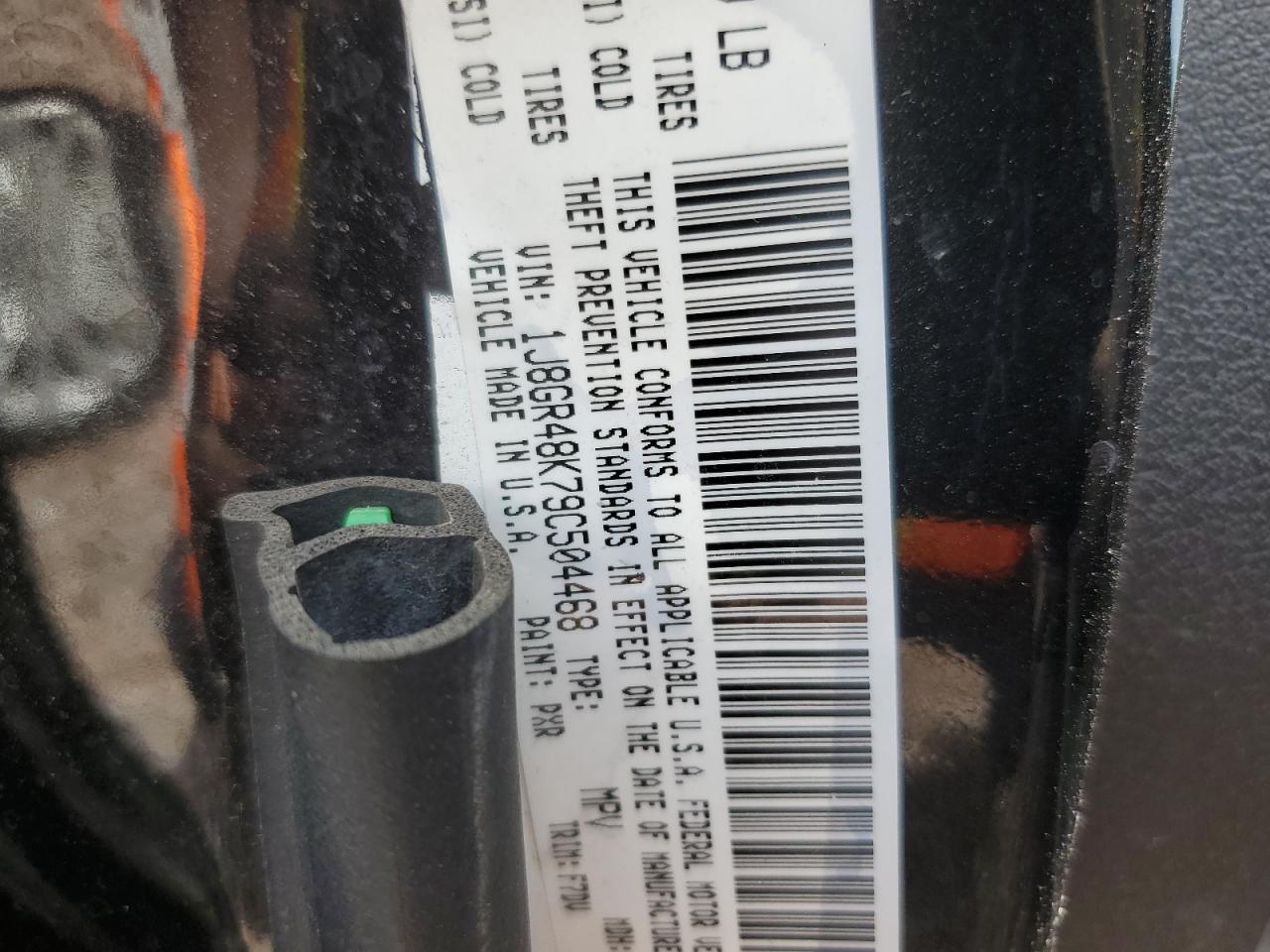 1J8GR48K79C504468 2009 Jeep Grand Cherokee Laredo