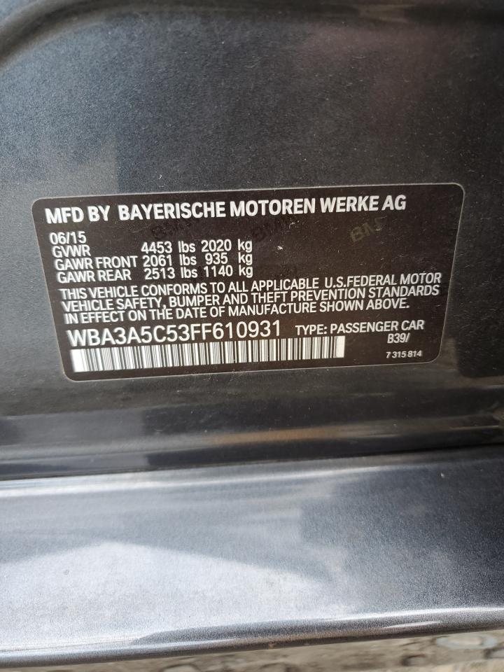 WBA3A5C53FF610931 2015 BMW 328 I