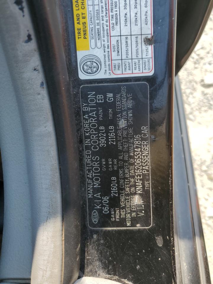 KNAFE162065347816 2006 Kia Spectra5