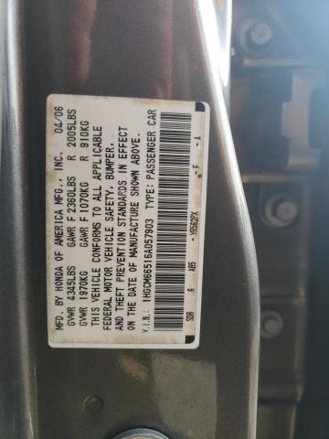 2006 Honda Accord Ex VIN: 1HGCM66516A057903 Lot: 57465564