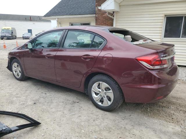 2013 Honda Civic Lx VIN: 19XFB2F50DE100387 Lot: 57480624