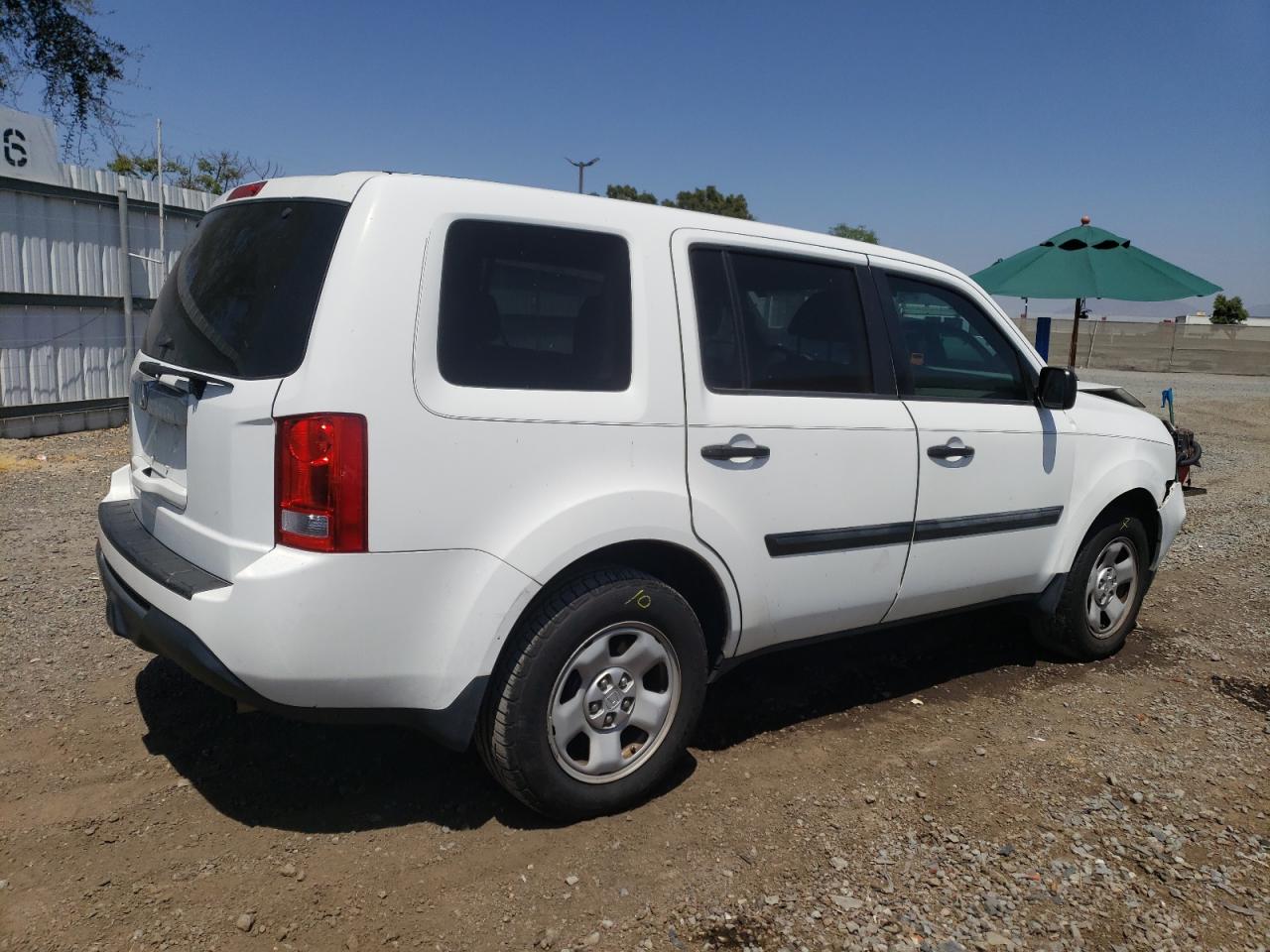 5FNYF3H21DB038448 2013 Honda Pilot Lx