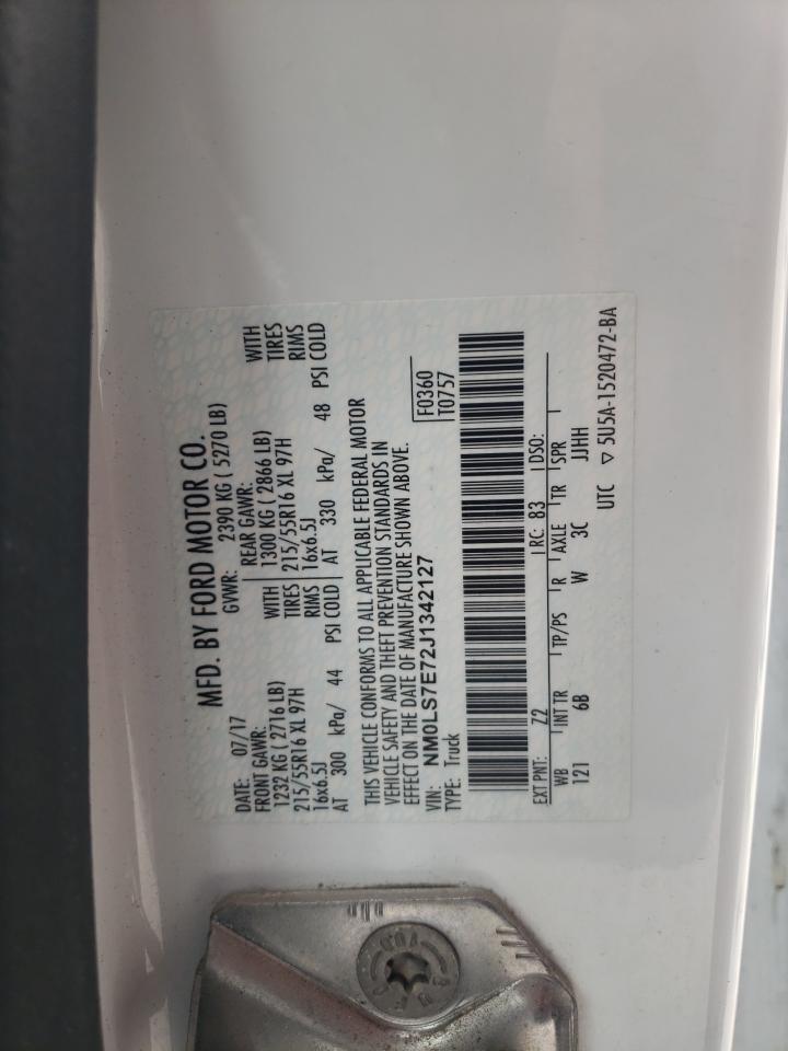 NM0LS7E72J1342127 2018 Ford Transit Connect Xl