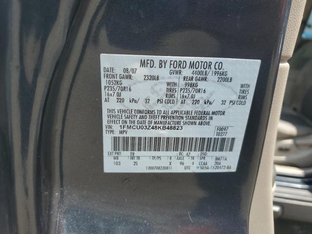 2008 Ford Escape Xlt VIN: 1FMCU03Z48KB48823 Lot: 60449884