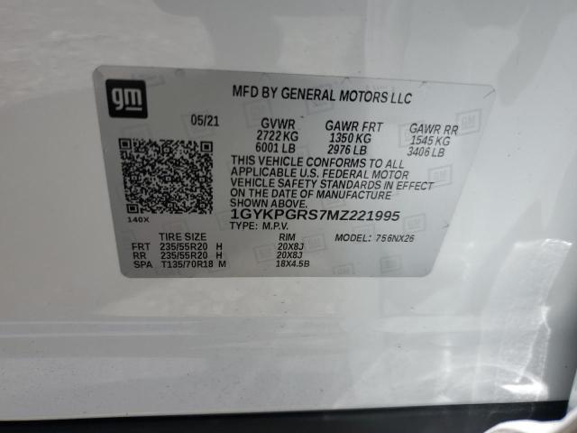2021 CADILLAC XT6 SPORT - 1GYKPGRS7MZ221995