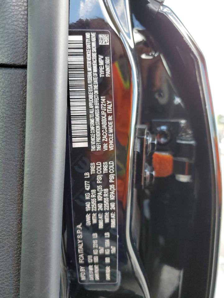 ZACCJABBXJPJ72141 2018 Jeep Renegade Latitude