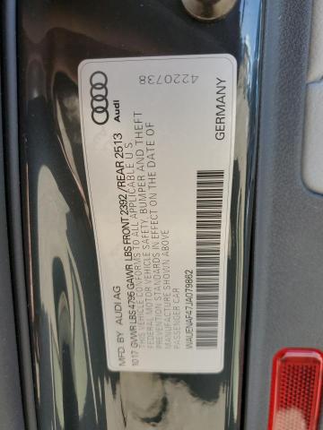 VIN WAUENAF47JA079862 2018 Audi A4, Premium Plus no.12