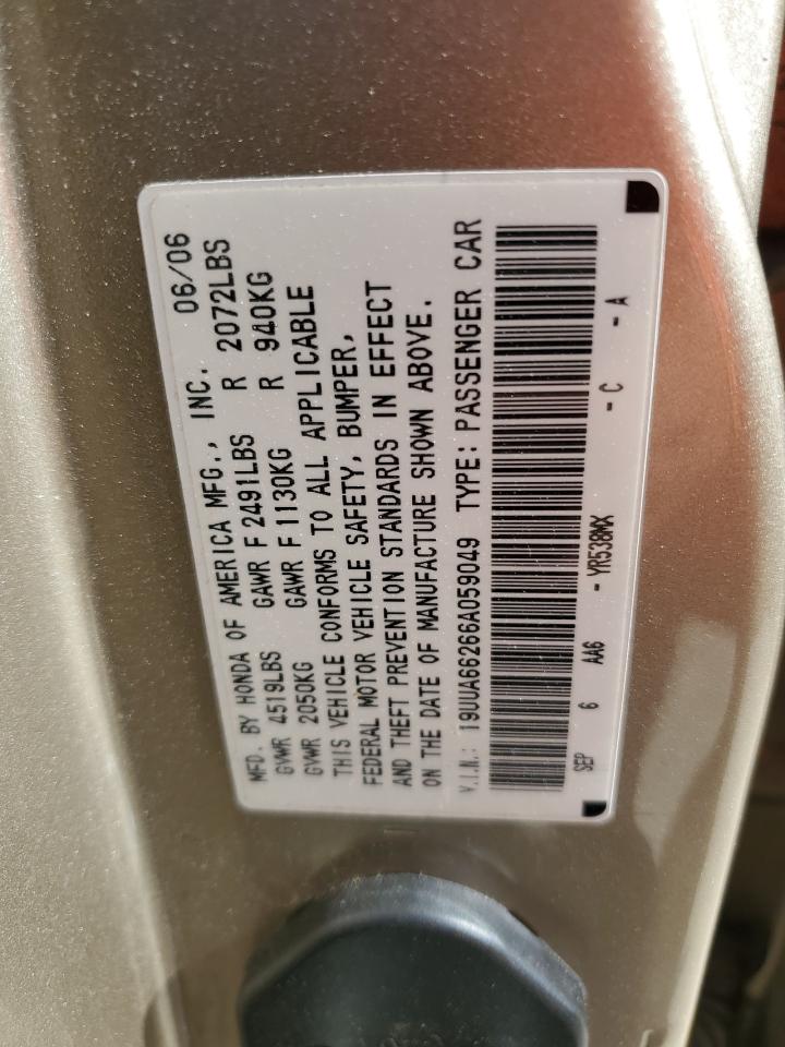 19UUA66266A059049 2006 Acura 3.2Tl