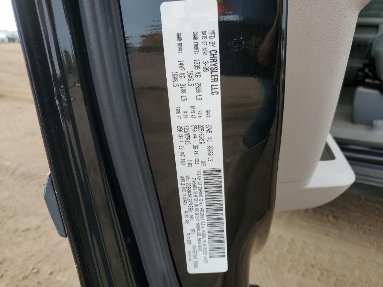 2D8HN44H18R742308 2008 Dodge Grand Caravan Se