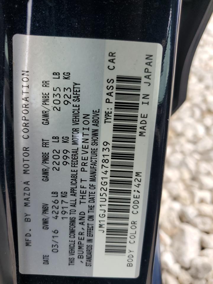 JM1GJ1U52G1478139 2016 Mazda 6 Sport