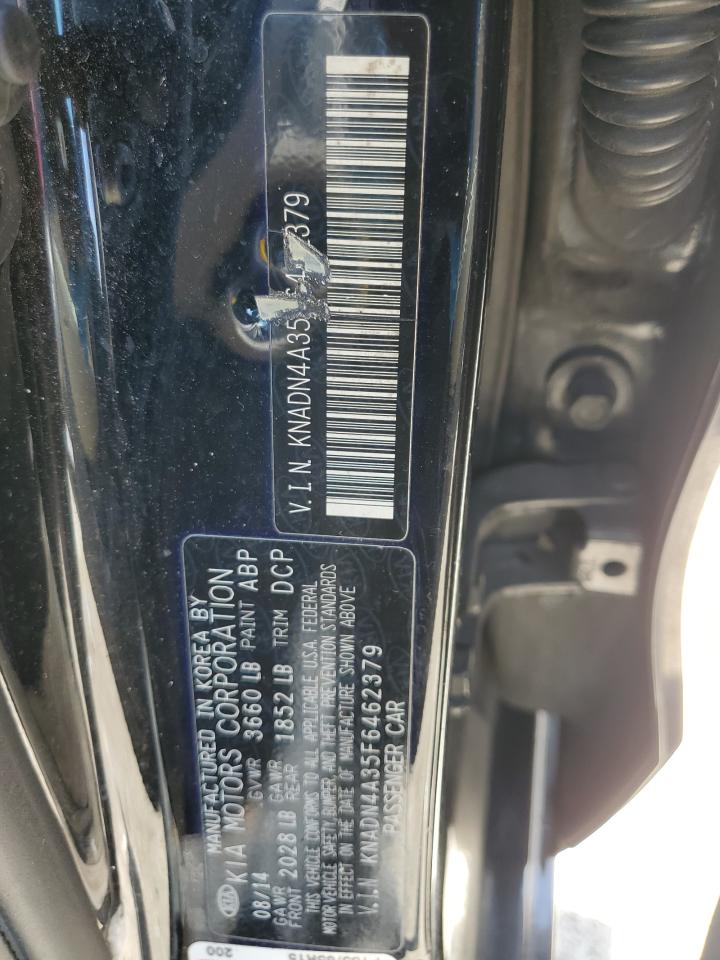 KNADN4A35F6462379 2015 Kia Rio Ex