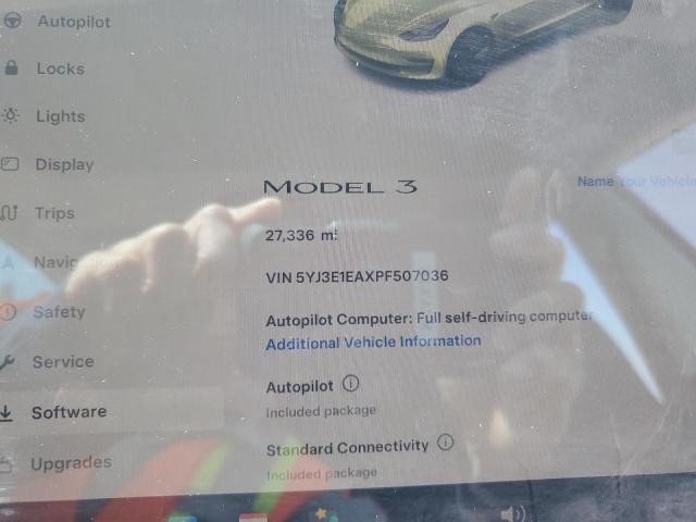 2023 Tesla Model 3 VIN: 5YJ3E1EAXPF507036 Lot: 59053634