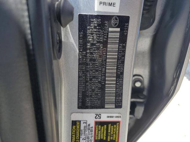 4T1B11HK2JU105453 2018 TOYOTA CAMRY - Image 12