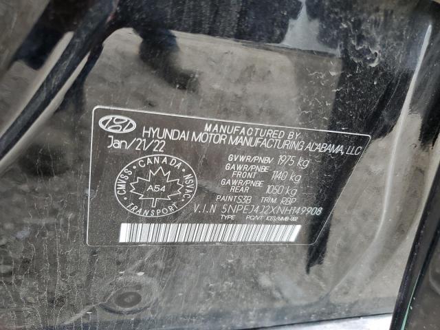 2022 Hyundai Sonata Sel Plus VIN: 5NPEJ4J2XNH149908 Lot: 60687334