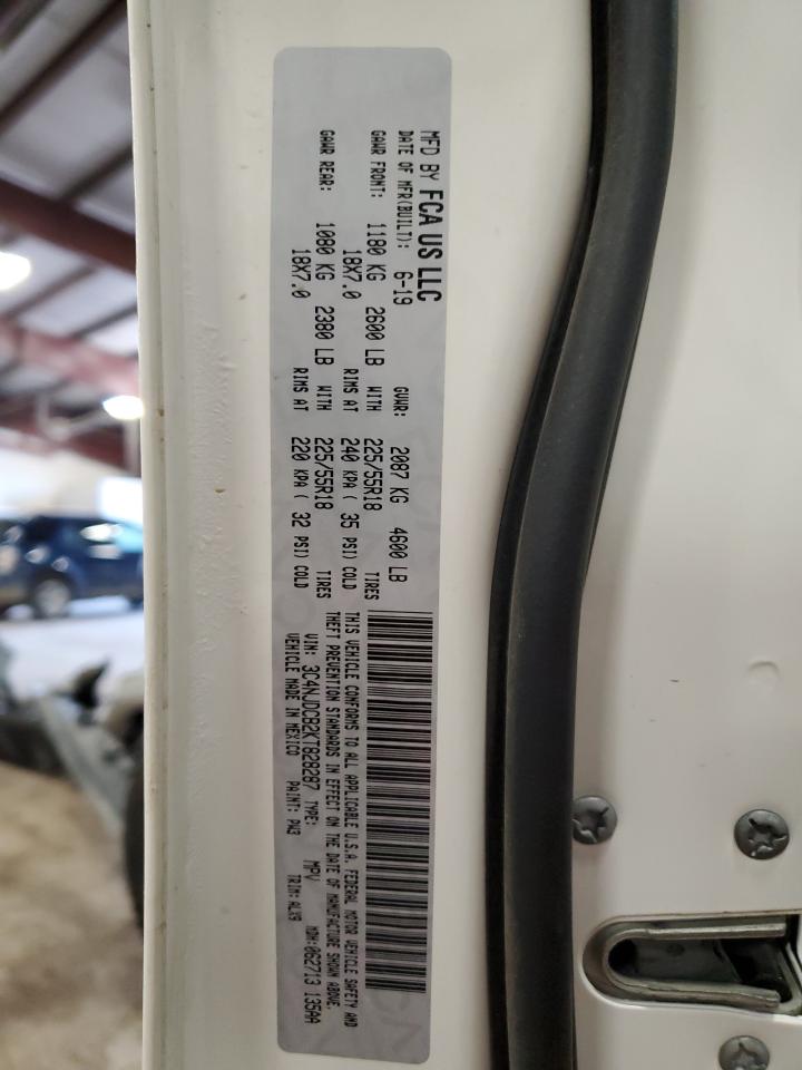 3C4NJDCB2KT828287 2019 Jeep Compass Limited