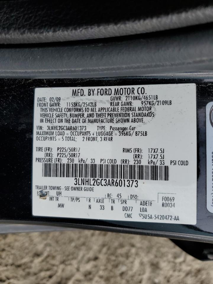 3LNHL2GC3AR601373 2010 Lincoln Mkz