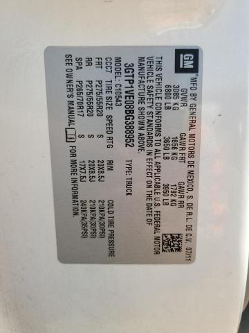 2011 GMC Sierra C1500 Sle VIN: 3GTP1VE08BG388952 Lot: 58773914