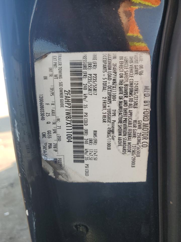 2FAHP71W87X111004 2007 Ford Crown Victoria Police Interceptor