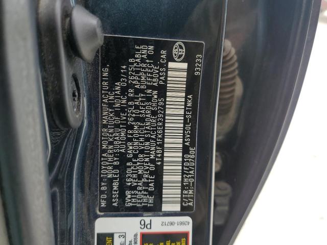 VIN 4T4BF1FK6ER392795 2014 Toyota Camry, L no.12