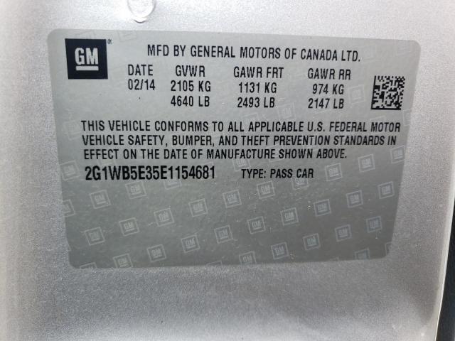 2014 Chevrolet Impala Limited Lt VIN: 2G1WB5E35E1154681 Lot: 58233954