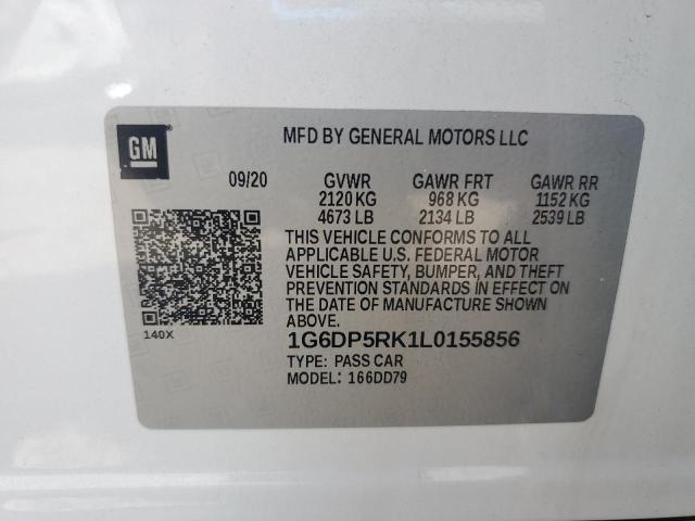 1G6DP5RK1L0155856 2020 Cadillac Ct5 Sport