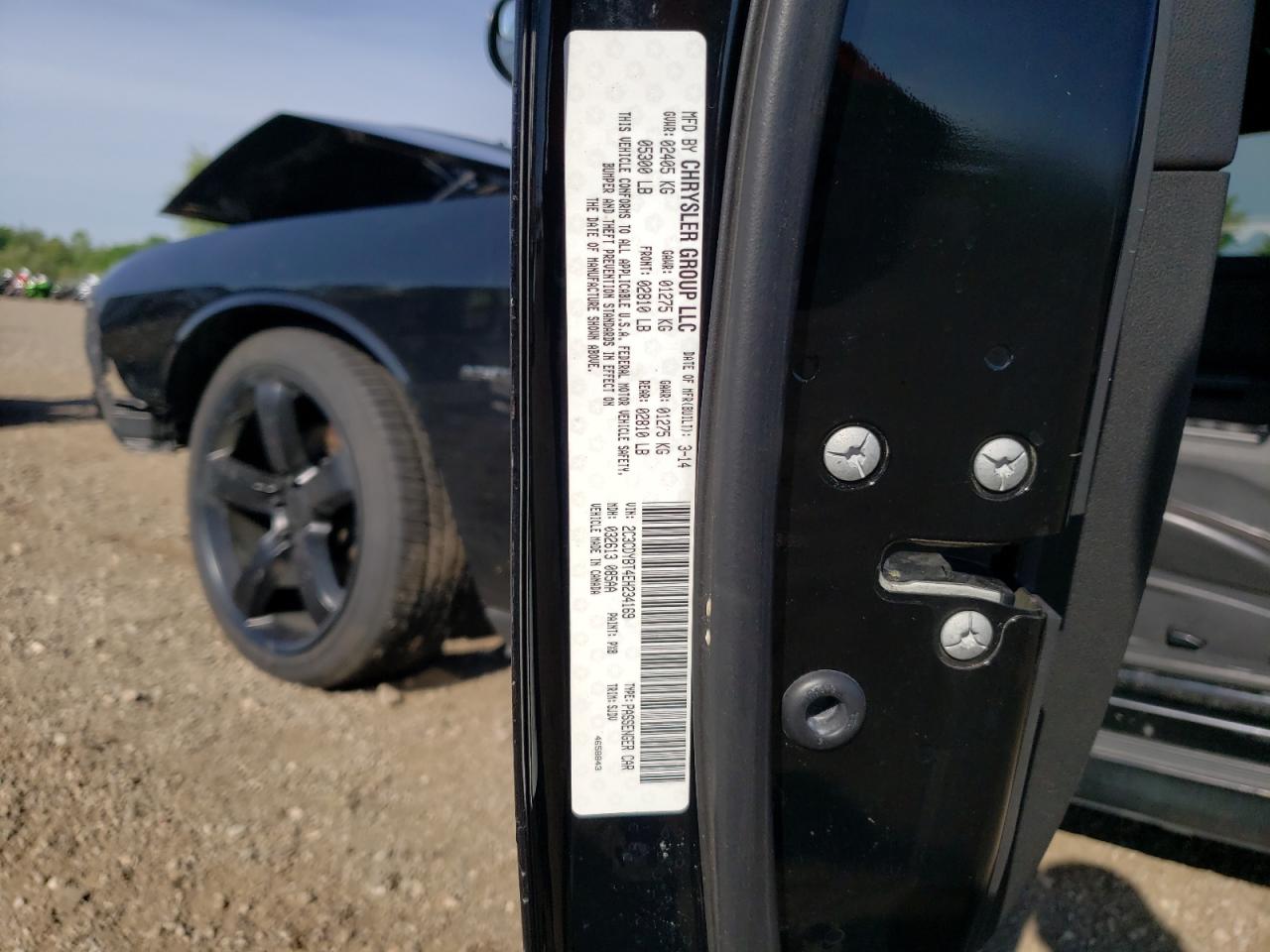 2C3CDYBT4EH234169 2014 Dodge Challenger R/T