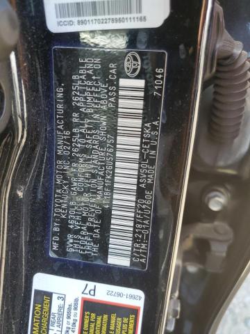 VIN 4T1BF1FK2GU576757 2016 Toyota Camry, LE no.12