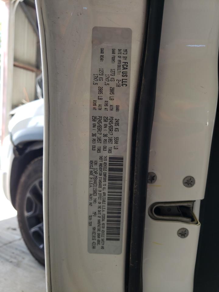 1C4PJMBX4KD115063 2019 Jeep Cherokee Trailhawk