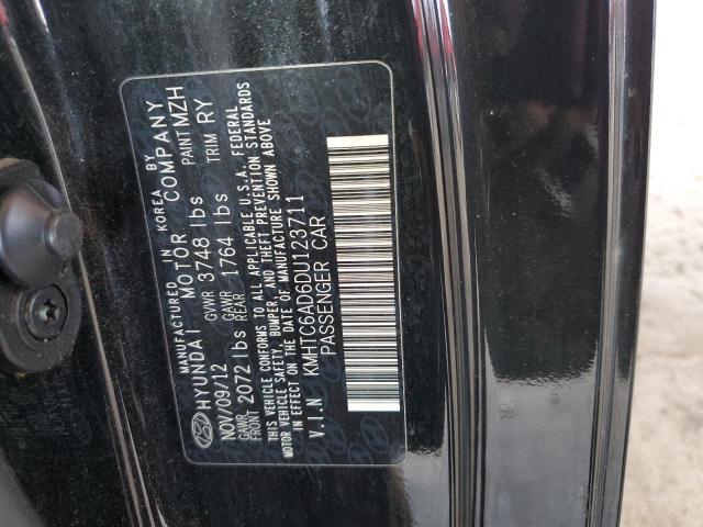 2013 Hyundai Veloster VIN: KMHTC6AD6DU123711 Lot: 57388634