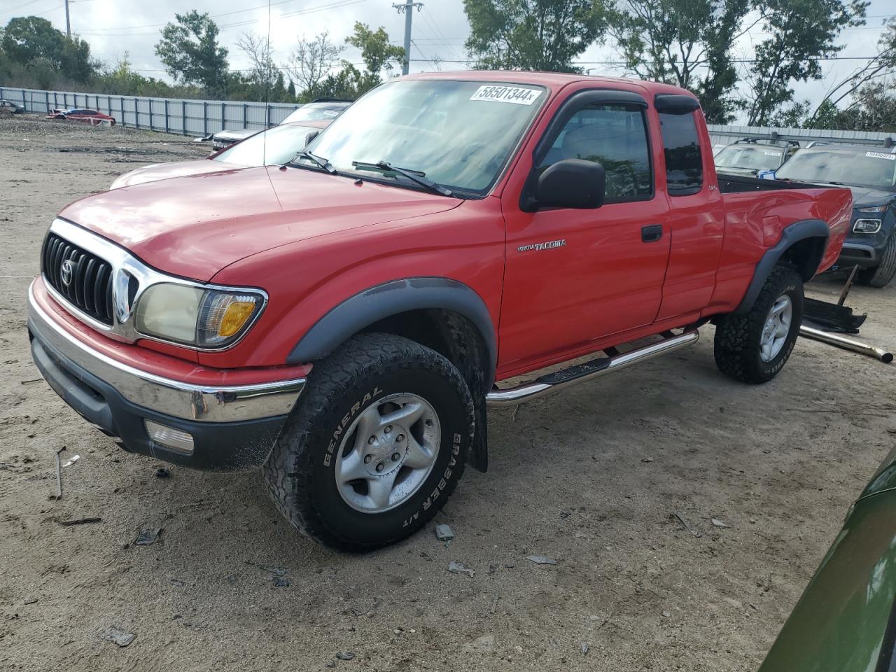 5TEWN72N14Z348733 2004 Toyota Tacoma Xtracab