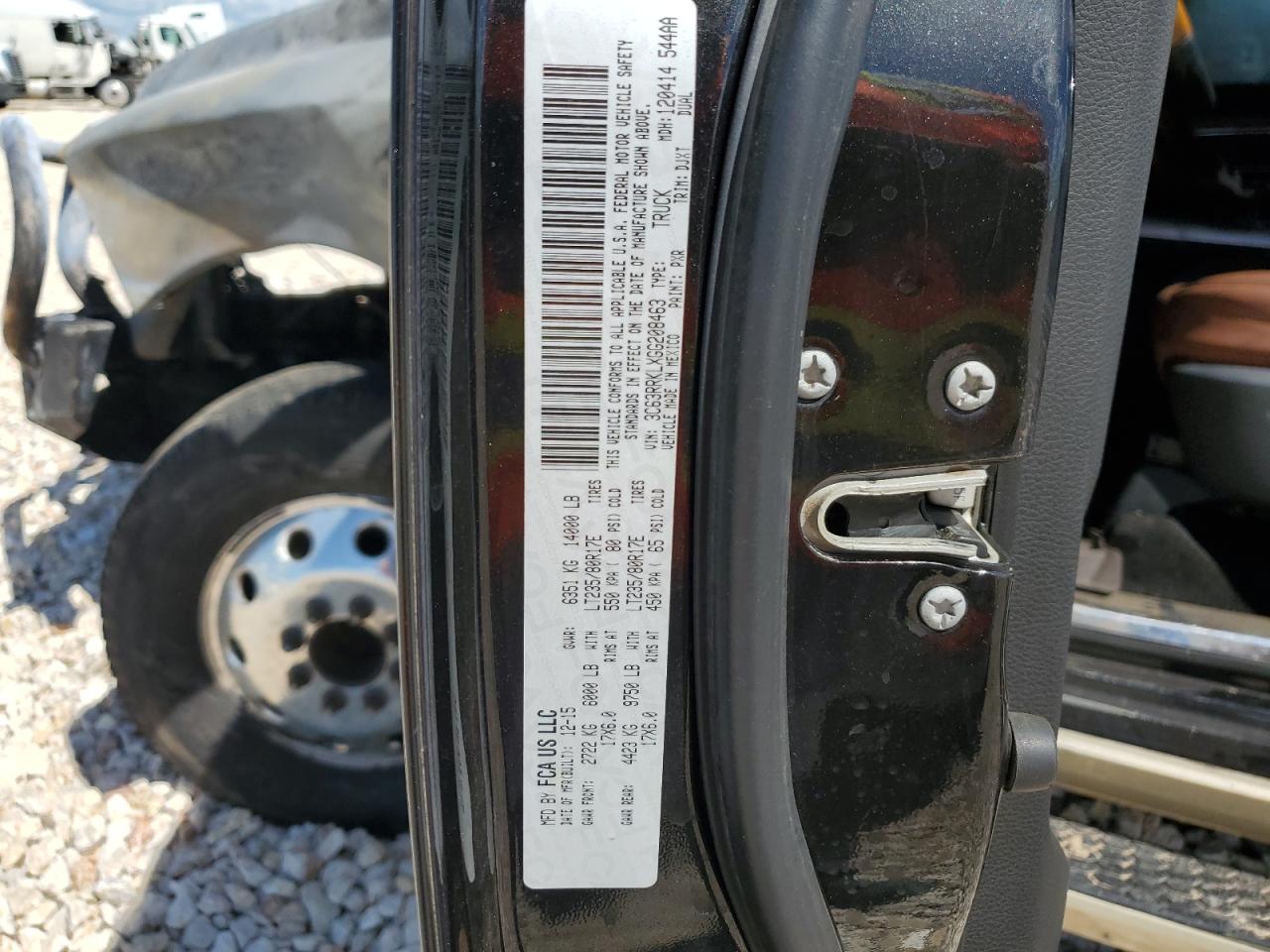 3C63RRKLXGG208463 2016 Ram 3500 Longhorn