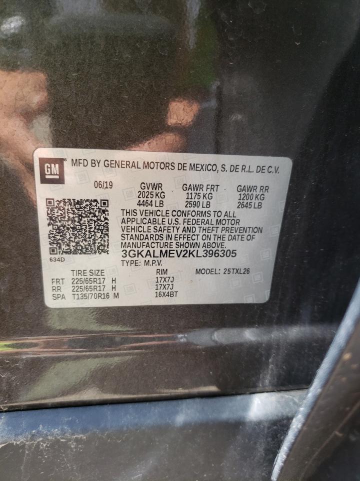3GKALMEV2KL396305 2019 GMC Terrain Sle