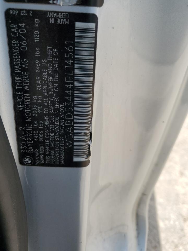 WBABD53444PL14561 2004 BMW 330 Ci