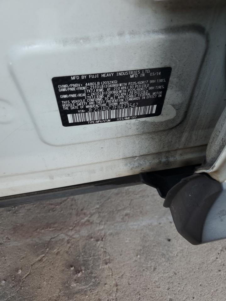 JF2SJADC7FH423542 2015 Subaru Forester 2.5I Premium