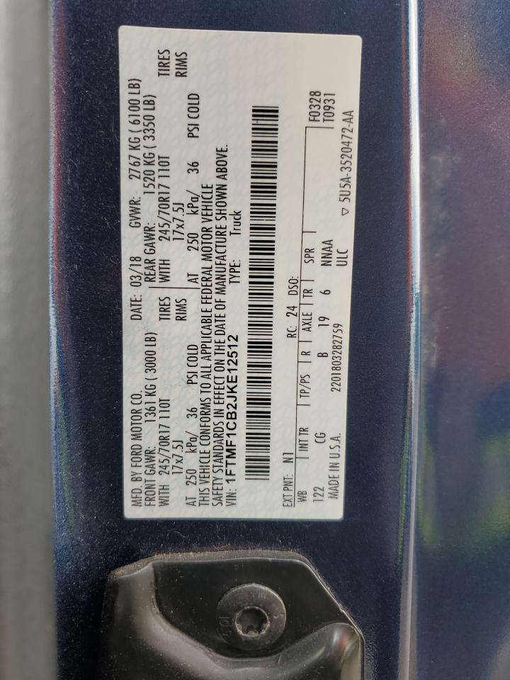 1FTMF1CB2JKE12512 FORD All Models 2018