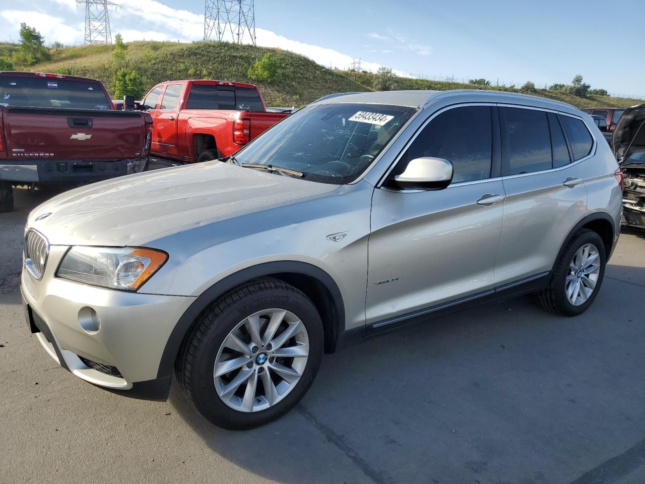 2013 BMW X3 xDrive28I vin: 5UXWX9C55D0A25159