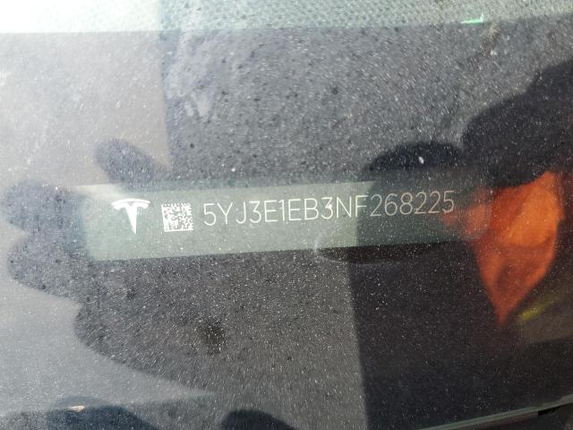 5YJ3E1EB3NF268225 2022 TESLA MODEL 3 - Image 12