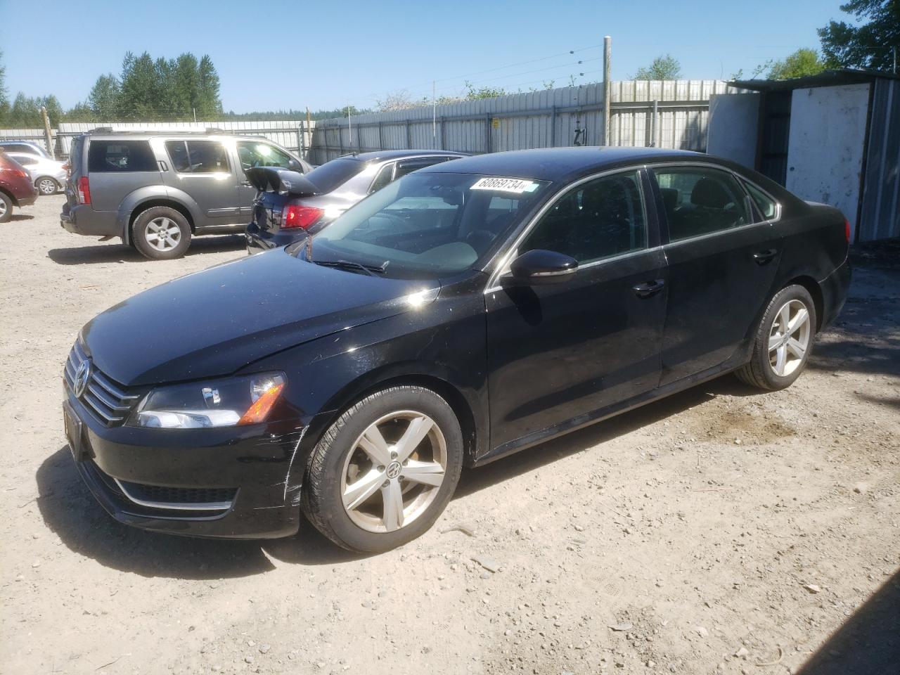 2012 Volkswagen Passat Se vin: 1VWBP7A31CC008663