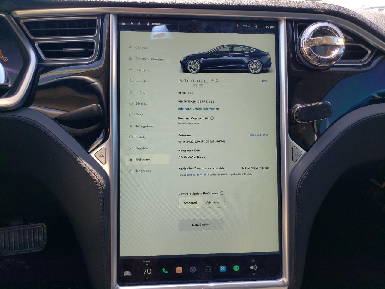 5YJSA1H10EFP33389 2014 Tesla Model S