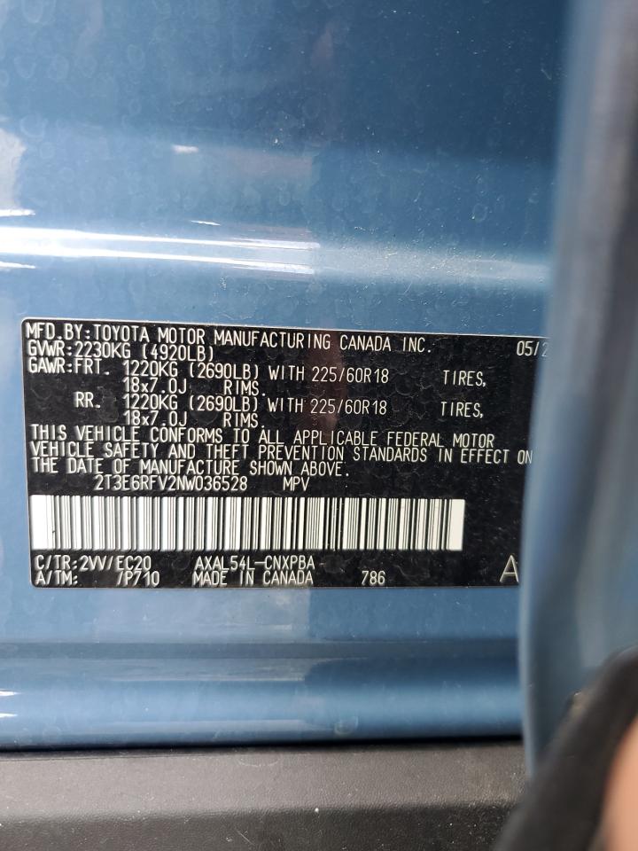 2T3E6RFV2NW036528 2022 Toyota Rav4 Xse