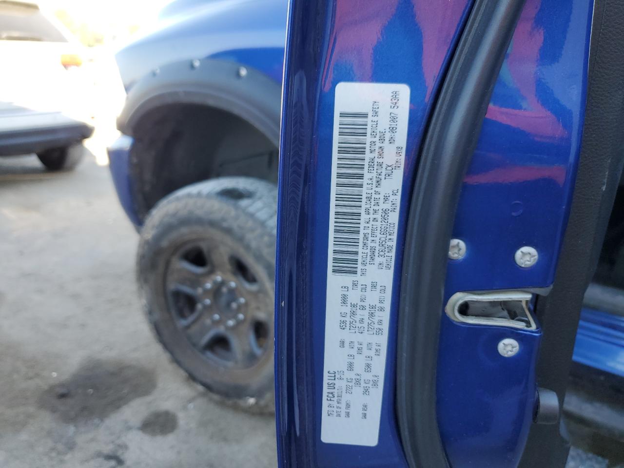 3C6UR5CL6GG120506 2016 Ram 2500 St