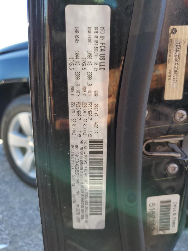 1C4NJCBAXGD609271 2016 Jeep Compass Sport