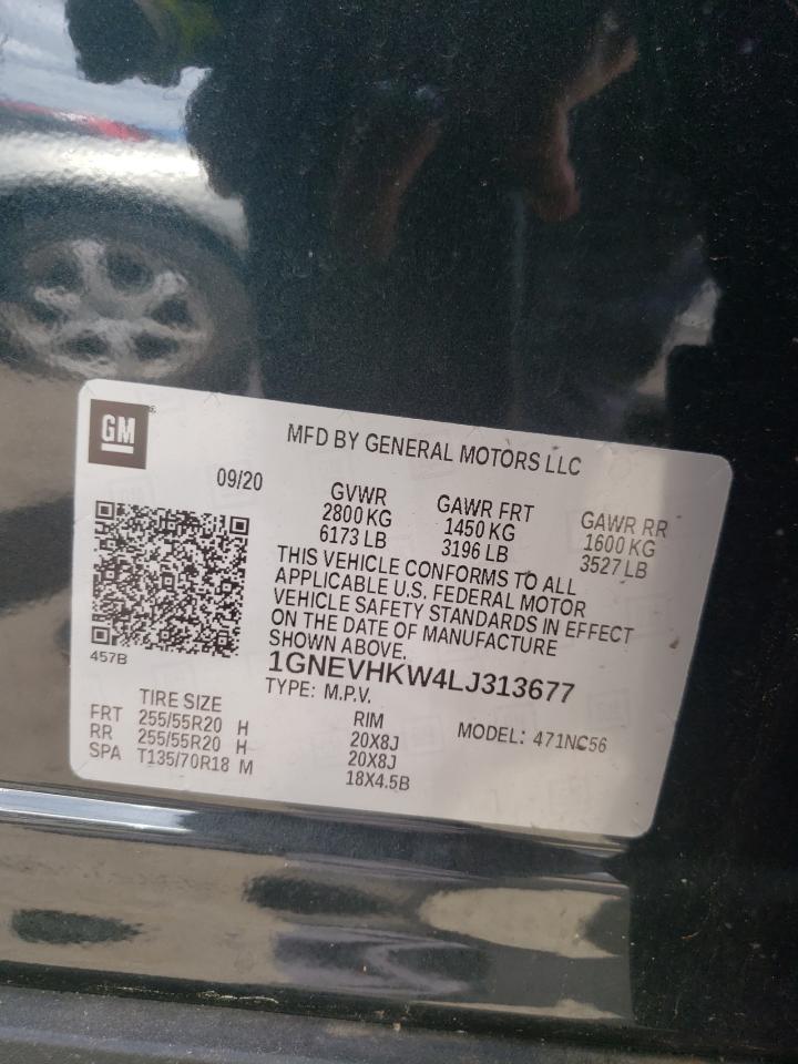 1GNEVHKW4LJ313677 2020 Chevrolet Traverse Lt