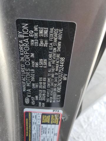 2018 Kia Soul VIN: KNDJN2A20J7524498 Lot: 58223644