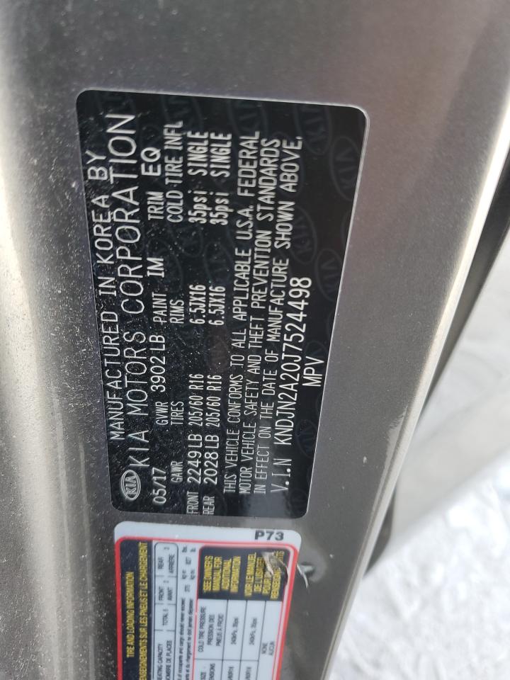 KNDJN2A20J7524498 2018 Kia Soul